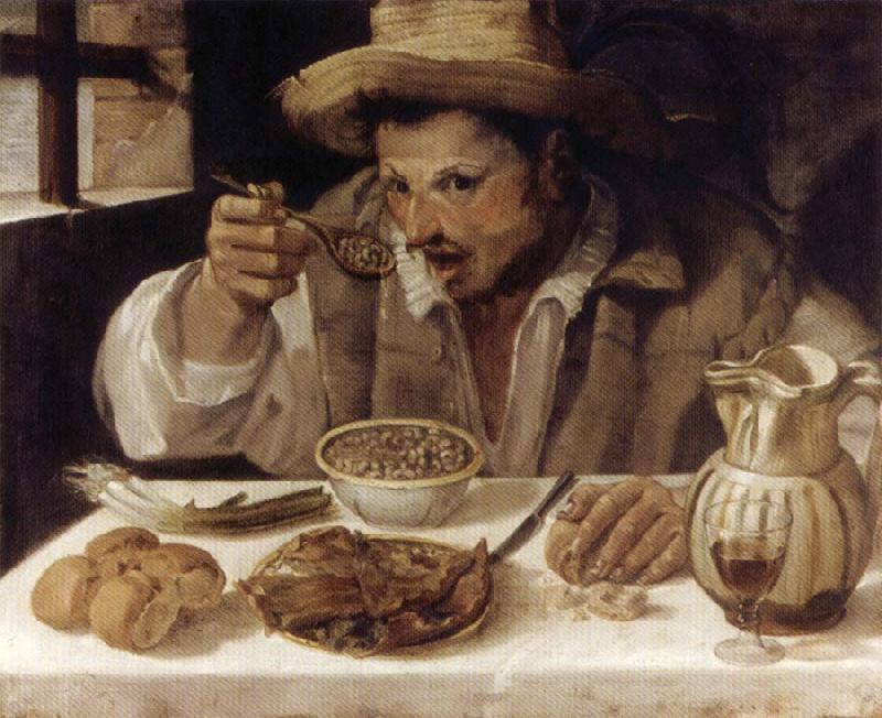 Annibale Carracci The Bean Eater oil painting image